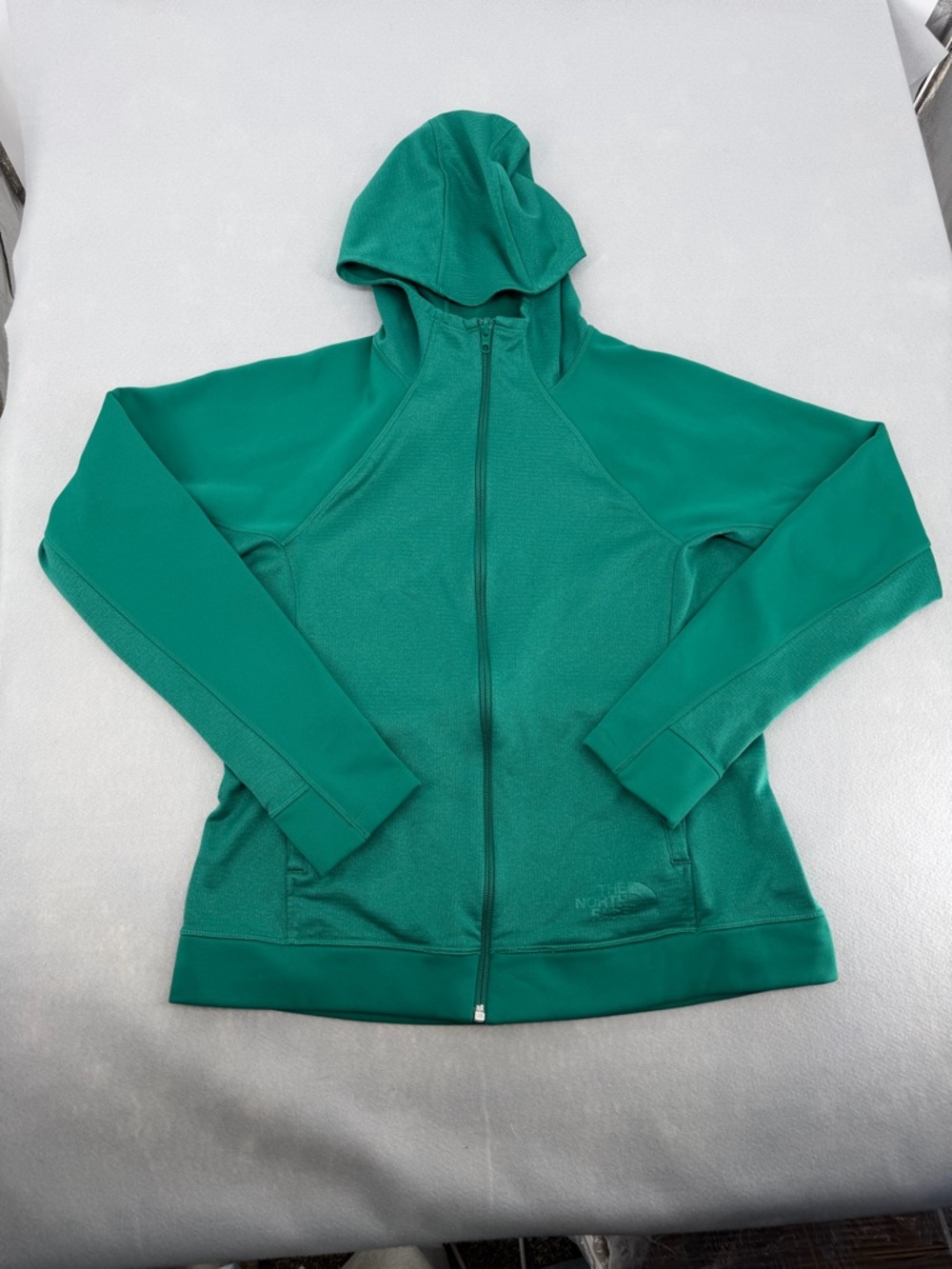 The North Face Green Full-Zip Hooded Jacket
